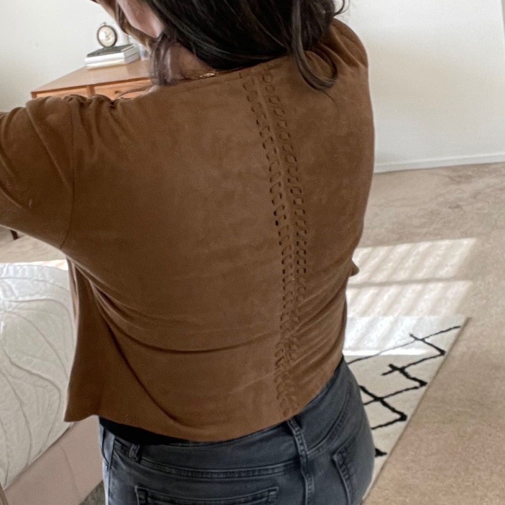 Faux Suede Jacket - Picture 4 of 4